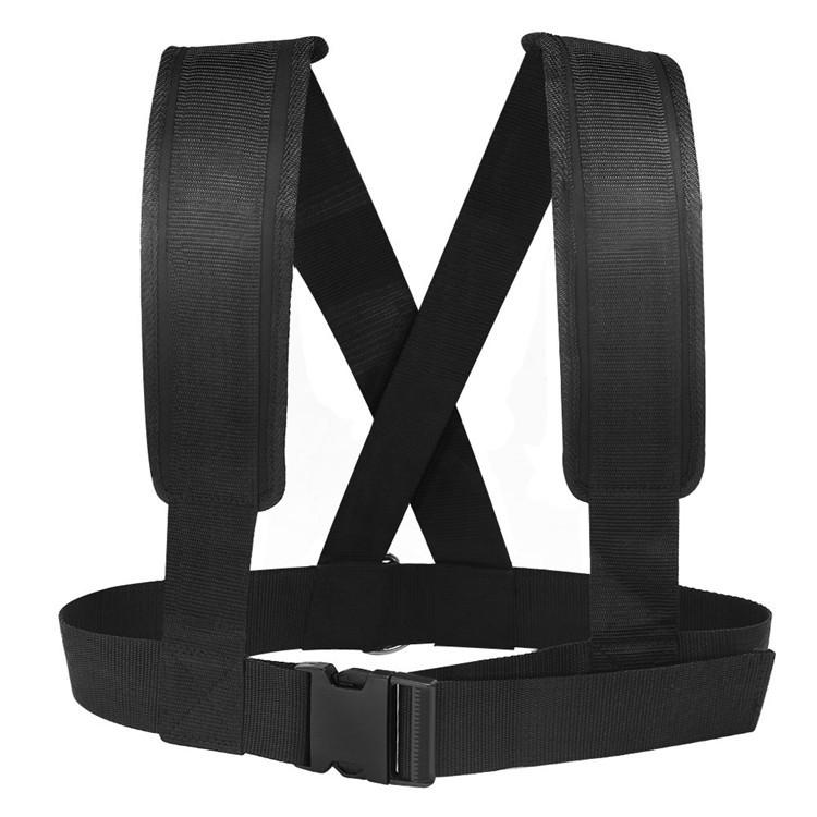 Speed Resistance Sled Harness & Pulling Strap Vest for Fitness Training