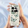 For Xiaomi 15 Ultra Case Green Butterfly Pattern Printing Straight Edge TPU Phone Back Cover