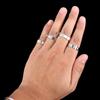 Multi-layer Thumb Ring Adjustable Chain Opening Ring Finger Ring Party Jewelry Fashion Accessories