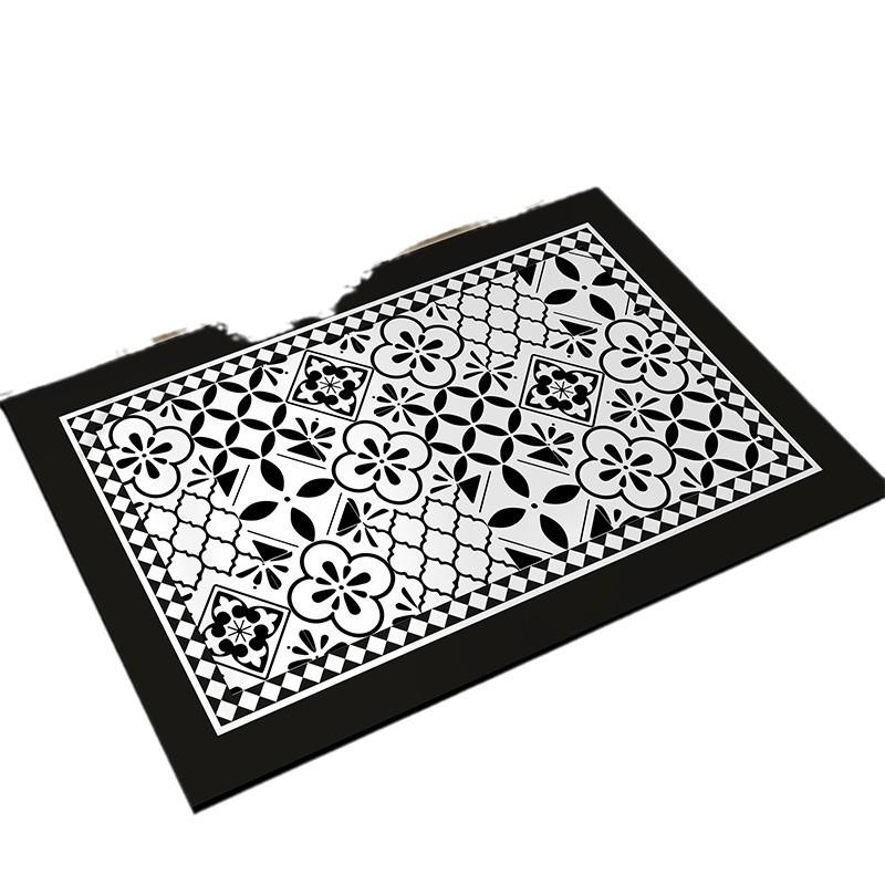 Ретро-светлая роскошная ванная комната, быстросохнущая подкладка для душа, впитывающая воду и устойчивая к грязи подкладка для ног, износостойкий напольный коврик для дома