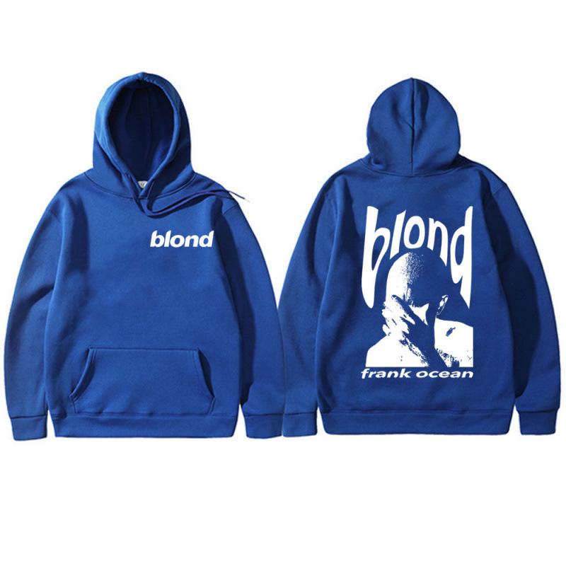 Euro Size Frank Hip Hop Oversized Vintage Ocean Hoodie