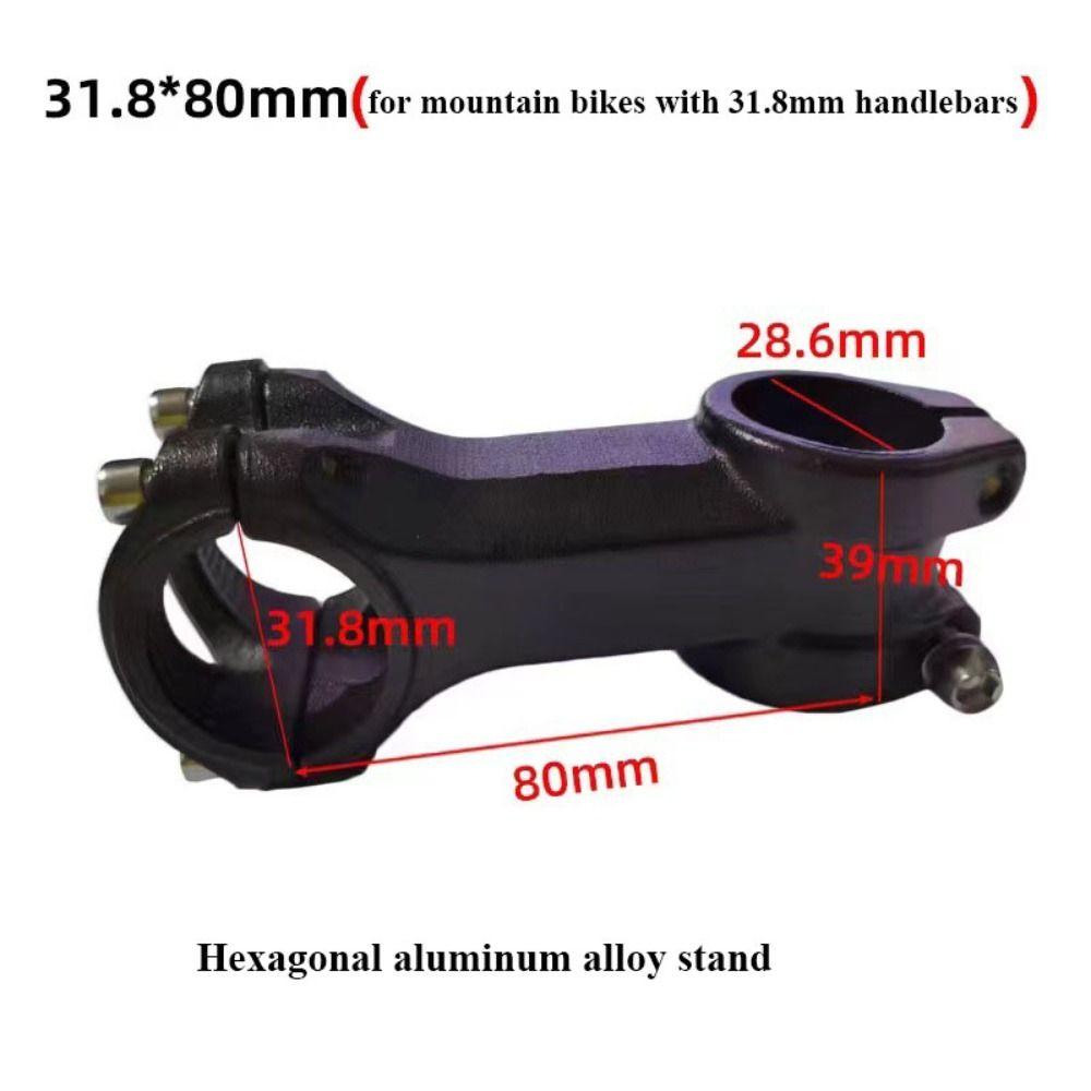 25.4/28.6 * 32mm Mountain Scooter Parts Black Stand Pipe Short Handle Stand Bike Accessories