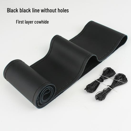 Changan New Energy Car Hand-Stitched Leather Steering Wheel Cover - Men’s