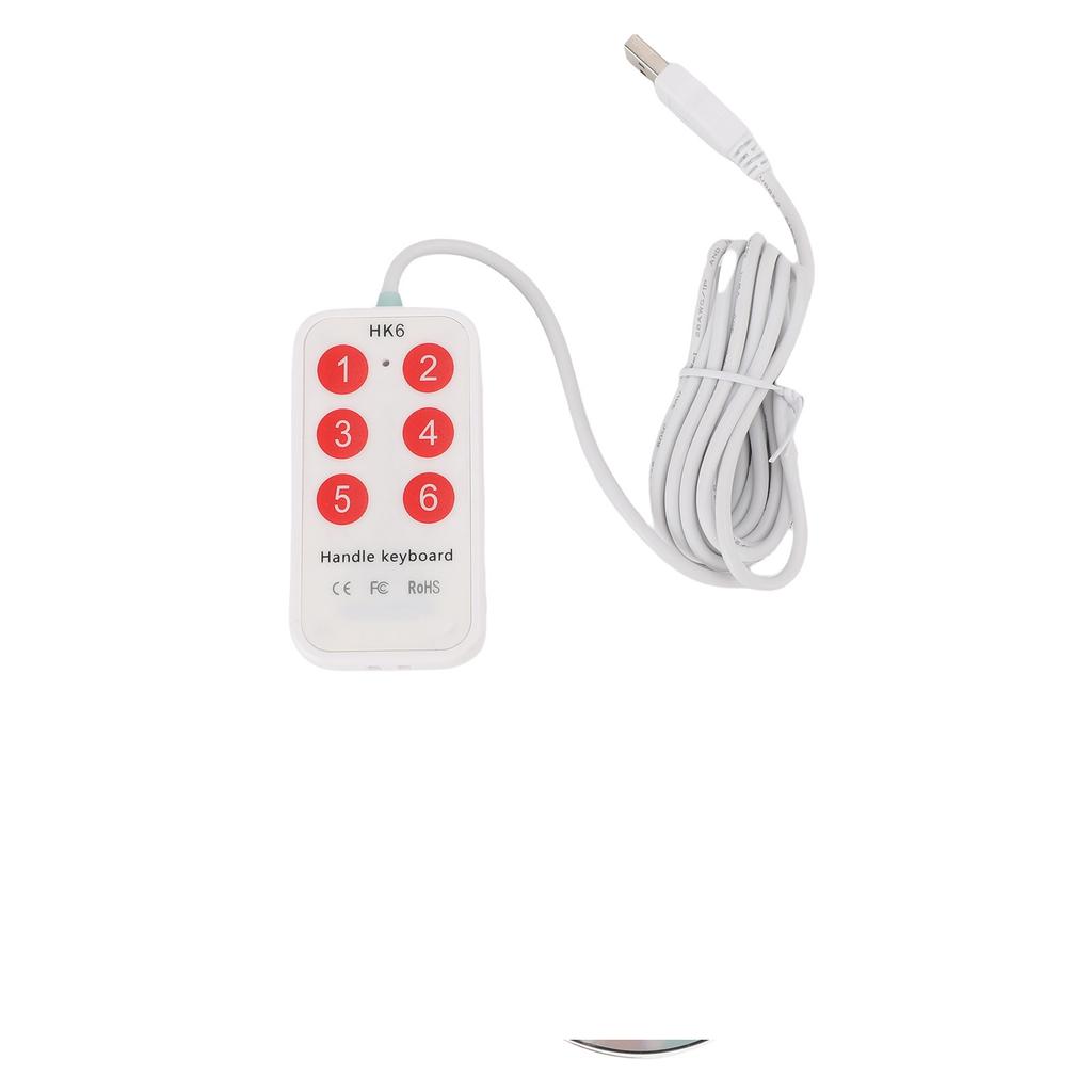 Клавиатура с 6 клавишами USB Plug and Play, многофункциональная программируемая макро-клавиатура для игровой работы