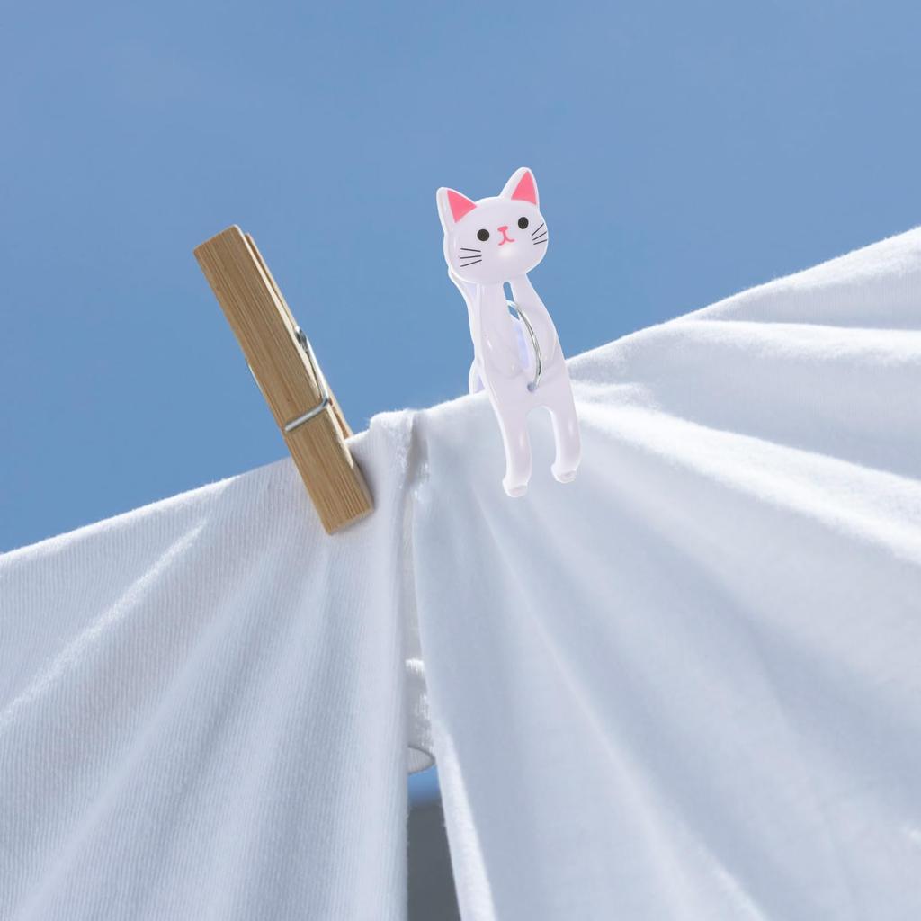 NUOLUX Futon Laundry Laundry Hanger Set of Cat Pole Hanger Clothes Drying Indoor and Outdoor Laundry Supplies Clothespins, Clips, Clips, Clips,