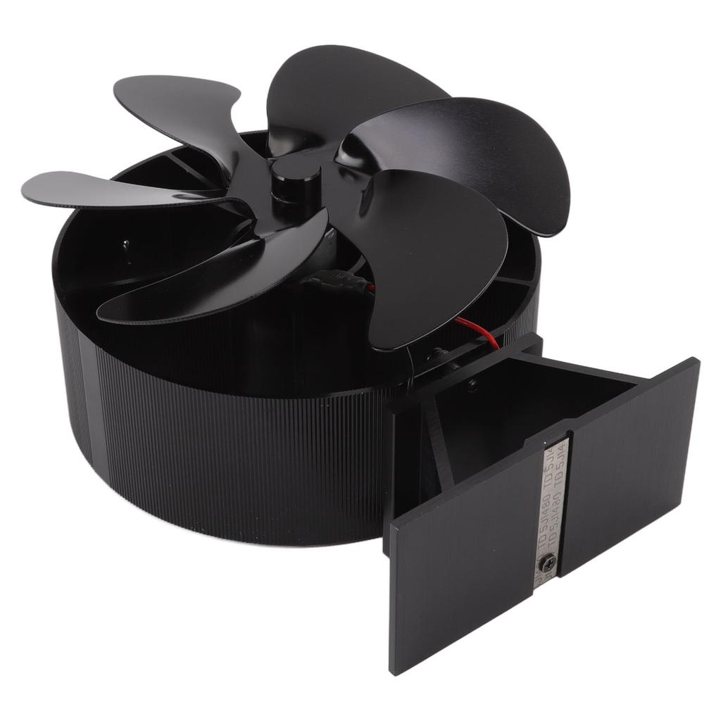 6 Blades Fireplace Fan Thermoelectric Module Wood Stove Fan Heat Powered Wood Burning Air