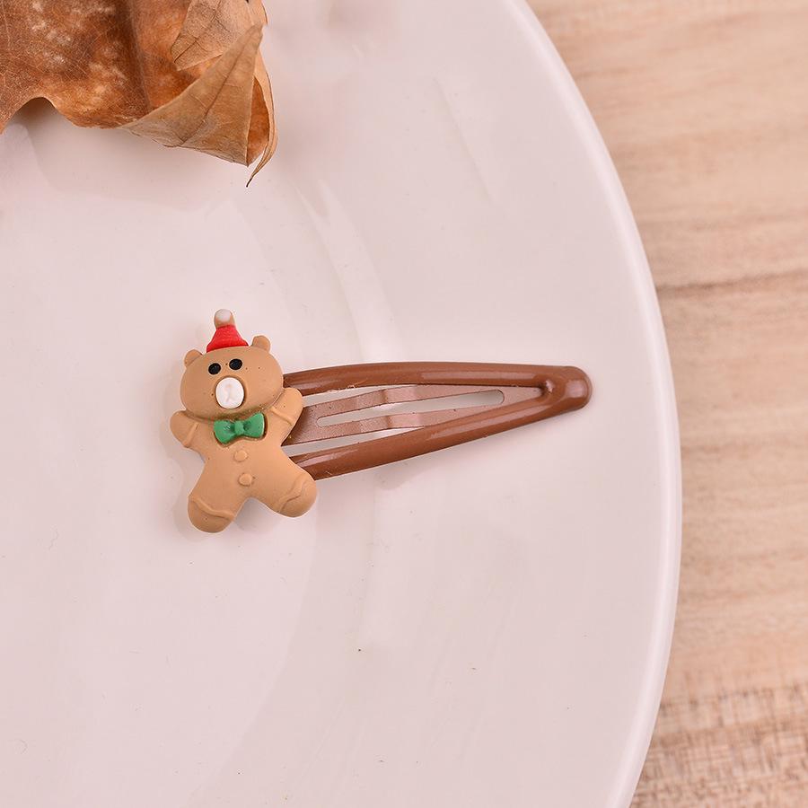 Christmas Snowman Cartoon Hair Clip - Cute, Baby-Friendly Holiday Accessory for Kids