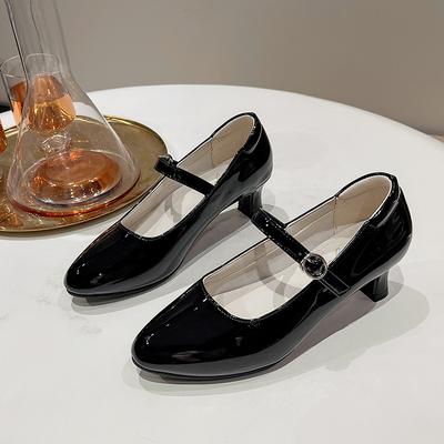 Модная удобная рабочая обувь для женщин Весна Осень Туфли-лодочки на высоком каблуке Модный простой дизайн Профессиональная обувь