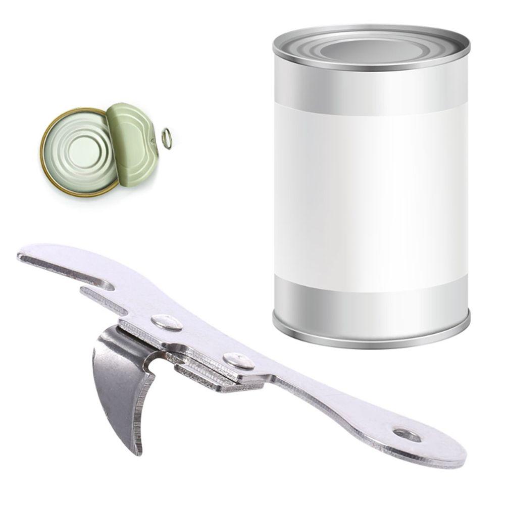 2 In 1 Gadgets Beer Wine Stainless Steel Can Opener Multi-functional Bottle