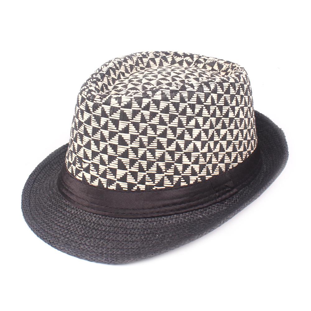 Men Baron Hat Straw Hat Spring Summer Sunshade Hat for Men Jazz Hat Gentleman Hat