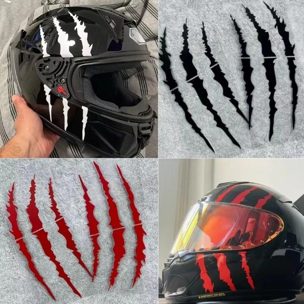Vinyl Motorcycle Stickers Demon Claw Car Vinyl Stickers Helmet Stickers Vehicle Decoration