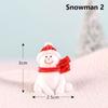 Micro Landscape Fairy Garden Christmas Accessory Santa Claus Figurines Miniature Snowman Xmas Tree