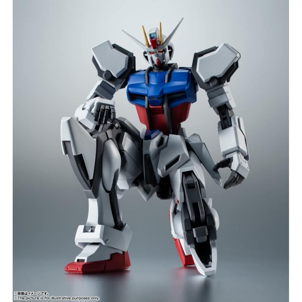 ROBOT Spirits SIDE MS Mobile Suit Gundam SEED GAT-X105 Strike Gundam ver. АНИМЕ. (Версия для перепродажи) приблизительно. Подвижная фигура толщиной 125 мм, окрашенная из ПВХ и АБС-пластика