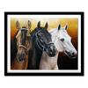 НОВЫЙ DIY Три лошади 5D Алмазный полный домашний декор Crystaldiamond Вышивка Крестом Рукоделие