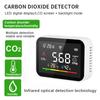 Умный детектор CO2 Wi-Fi, портативный монитор качества воздуха, измеритель сигнализации CO2, ЖК-дисплей, температура и влажность