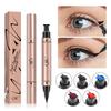 Color Double Head Seal Eyeliner Waterproof Long Lasting Eyeliner Pencil GYY
