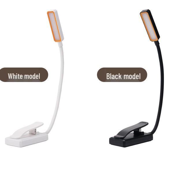 Portable LED USB Reading Lamp with Eye Protection and Anti-Myopia Features, Foldable and Clip-On Table Light for Study or Classroom Use.