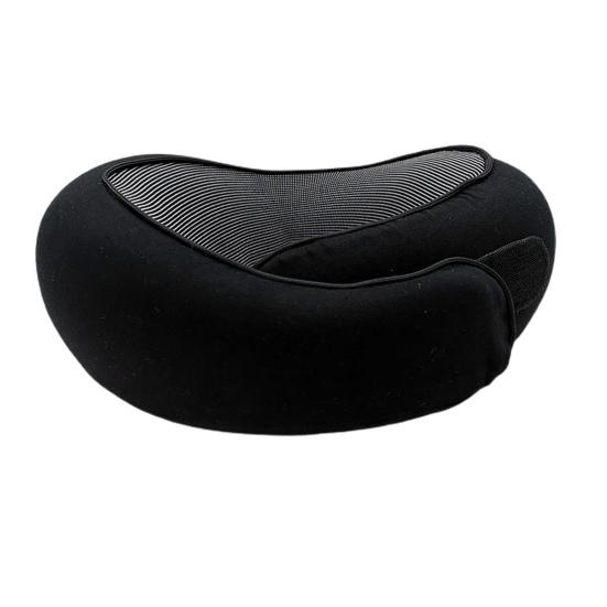 Подушка для шеи из пеноматериала с эффектом памяти, 360-градусная подушка для самолета с регулируемой застежкой