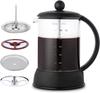 Easyworkz Eclipse French Press Borosilicate Glass 800ml Coffee Tea Maker &