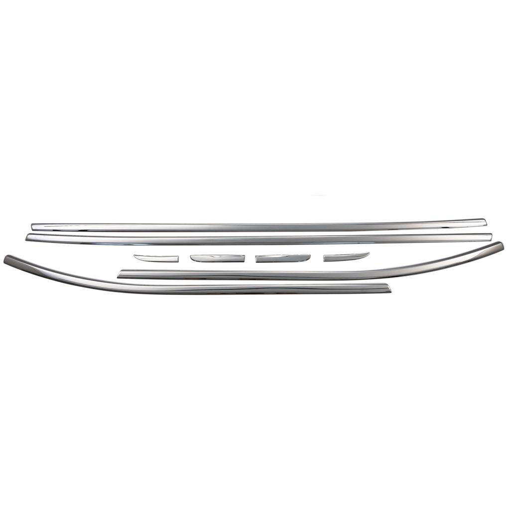 Side Window Moldings Stainless Steel Chrome Renault Clio 4 Hb 2012