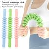 Roller Mace Ten-wheel Roller Bionic Touchpoint Bendable Surround Massage Relaxation Arm Strength Exercise Two-in-one