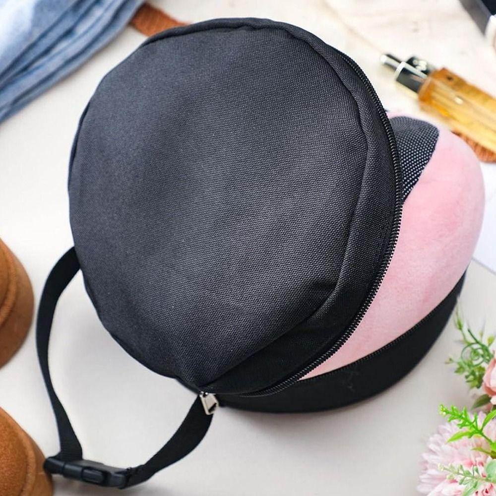 Cylindrical Travel Neck Pillow Bag 600D Oxford Cloth Pillow Hanging Pouch Camping Trip