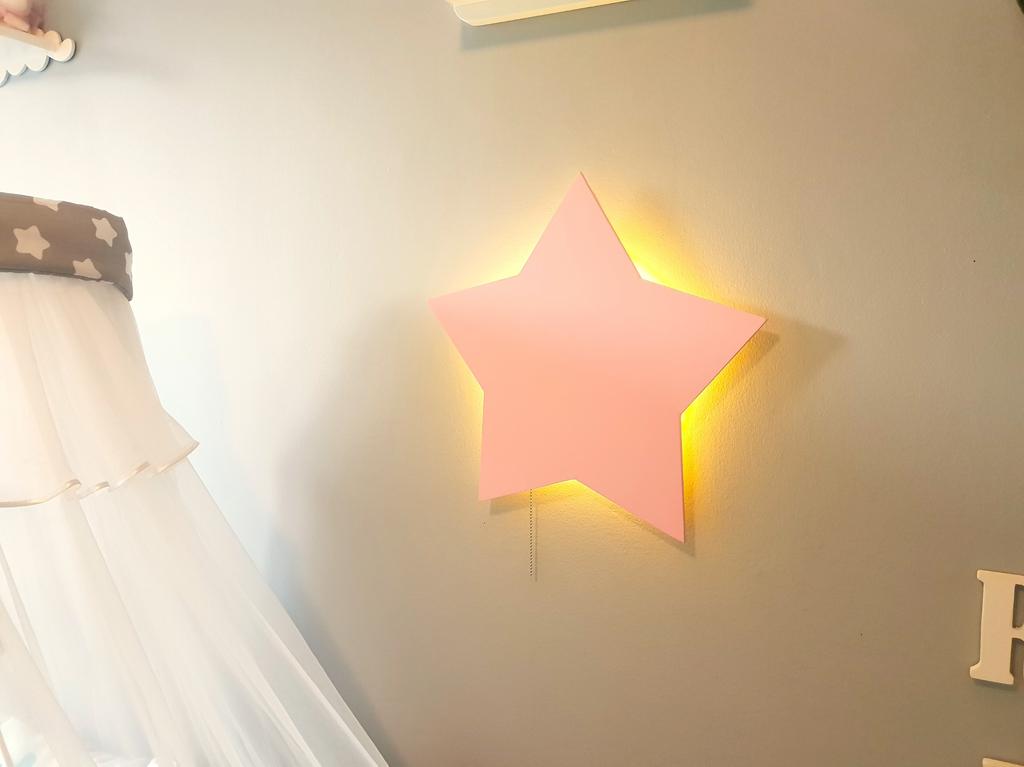 Lampka nocna gwiazdka led na baterie