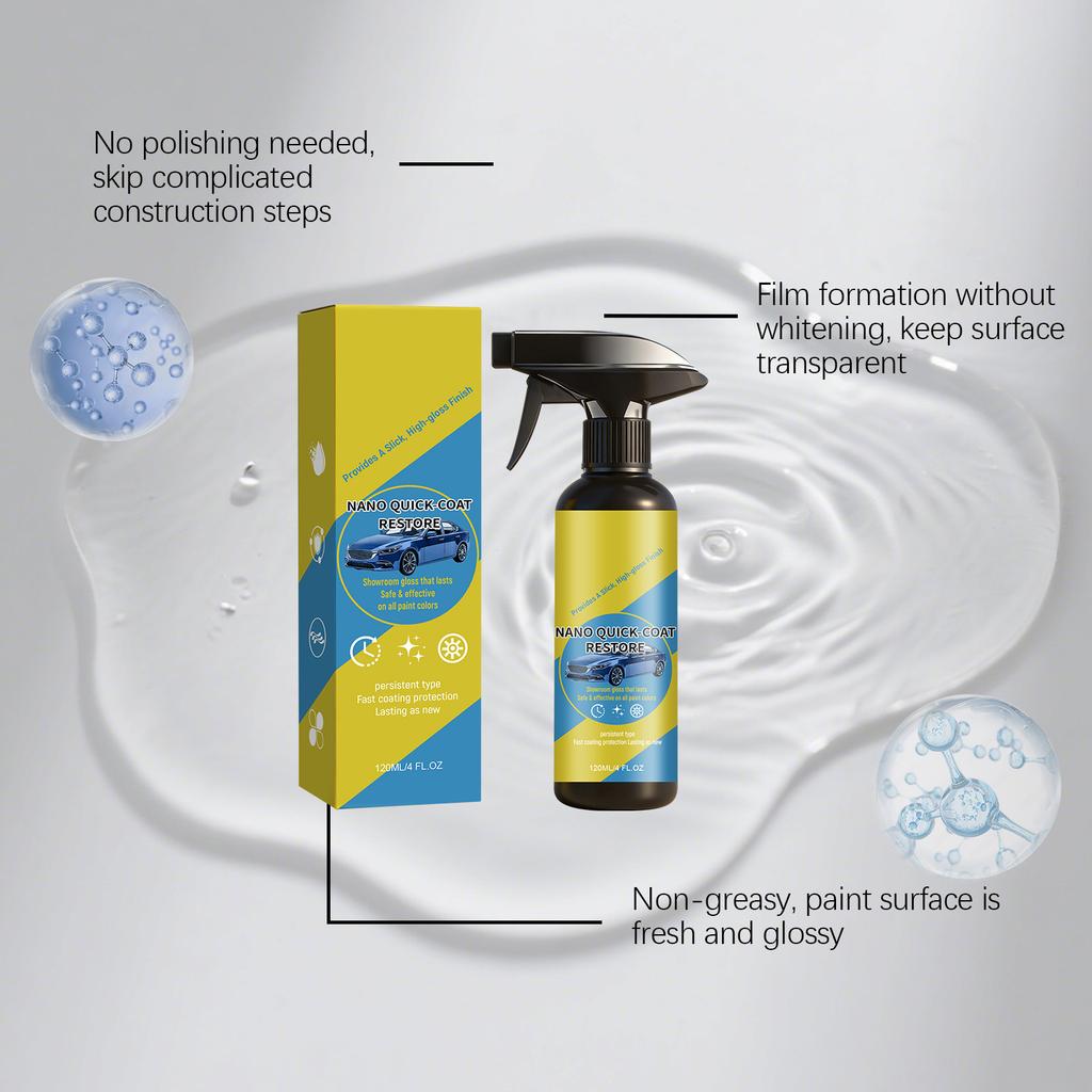 Nano Coating Spray Car Paint Polish Restore Gloss Coating Automotive Maintenance