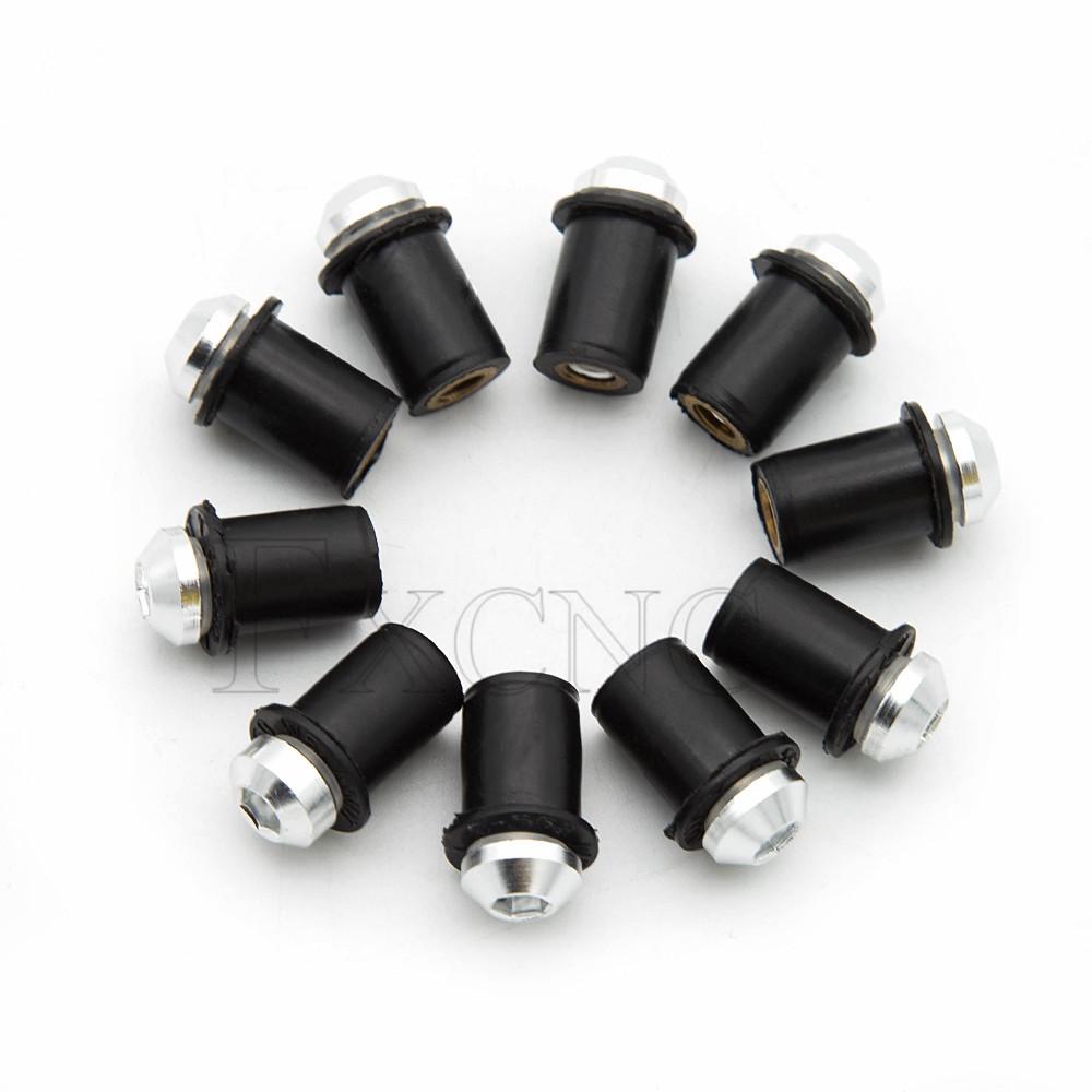 10 шт. 5 мм комплект болтов для ветрового стекла для Kawasaki Z900 Z750 Z800 Z650 VERSYS 300 650 1000 ZX6R ZX7R ZX10R ZX14R ZZR