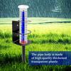 Outdoor Rain Gauge with Metal Stake Large Capacity Garden Lawn Yard Fence Patio Farm Water Rain Meter Tube with Mounting Rack