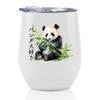 Onebttl Panda Goods Стакан из нержавеющей стали с крышкой с вакуумной изоляцией Zoo Popular Cute 350 мл I Love Pandas Теплый/холодный