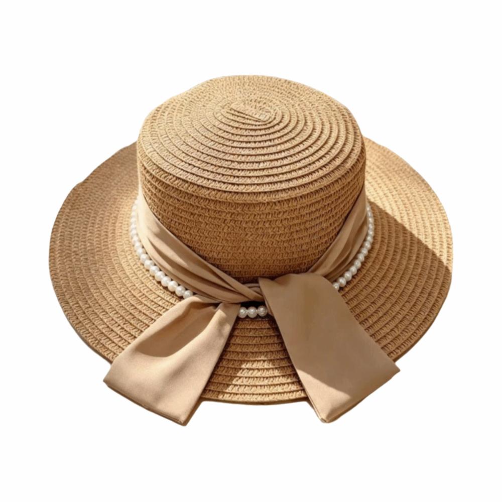 Silk Bow Bucket Hat Multicolor Beach Hat French Sun Visor Hat Summer Outdoor