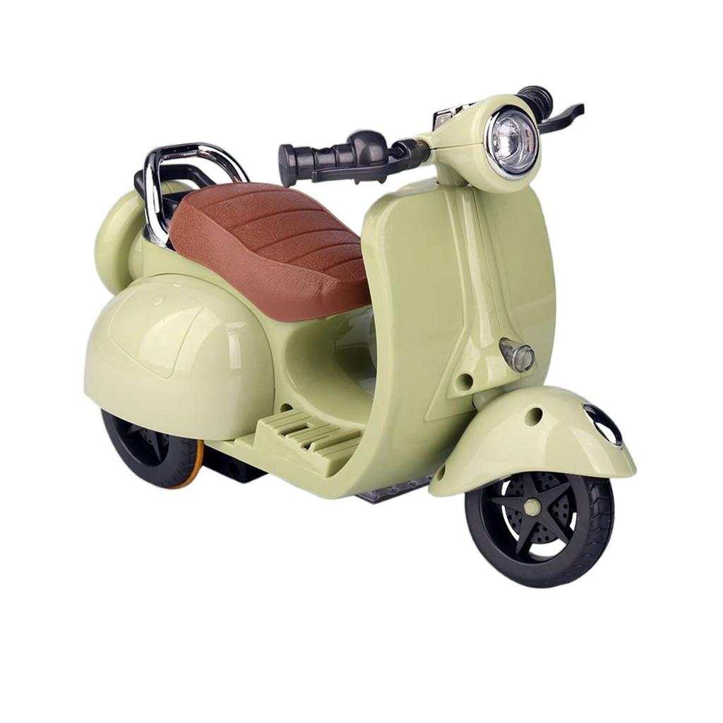 Миниатюрный игрушечный мотоцикл для трюков, вращающийся на 360 градусов, кукольные аксессуары для домашних животных, модель электрического мотоцикла