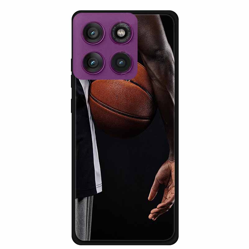 6.7" For Motorola Edge 60 Pro 5G Case Coque Shockproof Black Silicone TPU Soft Back Cover For Motorola Edge 60Pro Phone Case Bag
