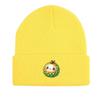 Cartoon Jackfruit Warm Knitted Cap Beanie, Fruit Woman Cap Cuff Fit Simple Headwear Knit Cap Beanie