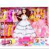 30CM Mini Movable Doll Girls Toy 3D Big Eyes BJD Princess Full Outfits Dresses Collection Childrens Doll Gift