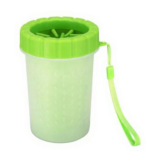 Yousheng Dog Paw Cleaner Cup Portable Dog Paw Cleaning Tool Silicone Paw Cleaner with Soft Bristles for Medium Large Dogs Travel Park Visit