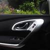Car Interior ABS Chrome Inner Door Handle Bowl Molding Cover For Renault Kadjar 2015 2016 2017 2018 2019 Left-hand Drive Only