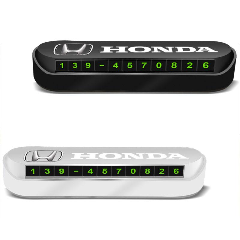 1 шт. Временная парковочная карточка для автомобиля, табличка, значок, стайлинг автомобиля для Honda Fit Mugen Insight Type S R VTEC Modulo Vezel RR SiPilot Fit XRV CRV HRV Dio