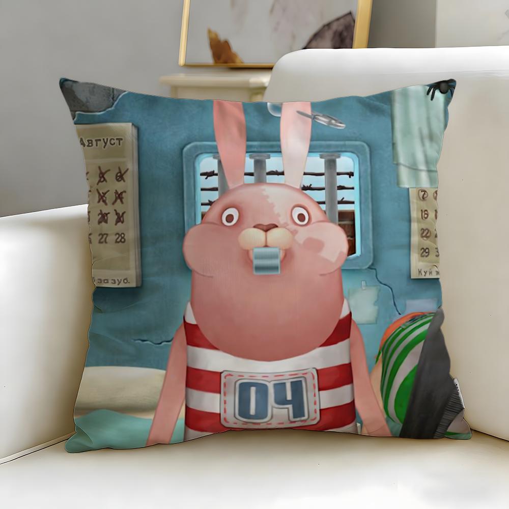 classic cartoon Usavich Cushion Cover Soft EasyWash Pillow Case Versatile for Couch Bed Travel and Office