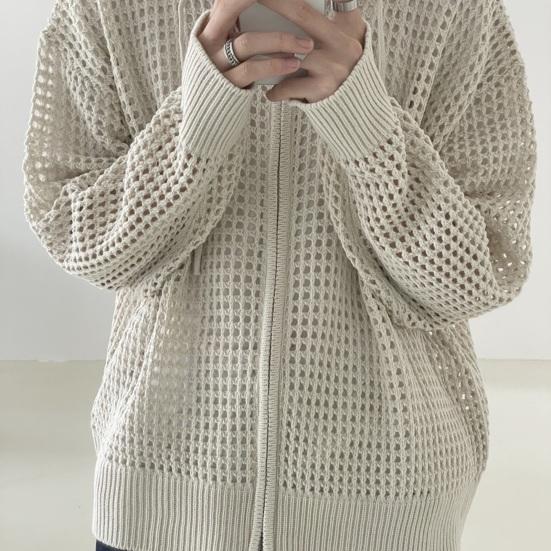 Мужская осенне-зимняя куртка с капюшоном и длинным рукавом на молнии, сплошной цвет, мягкий кардиган в стиле хип-хоп, мужское пальто