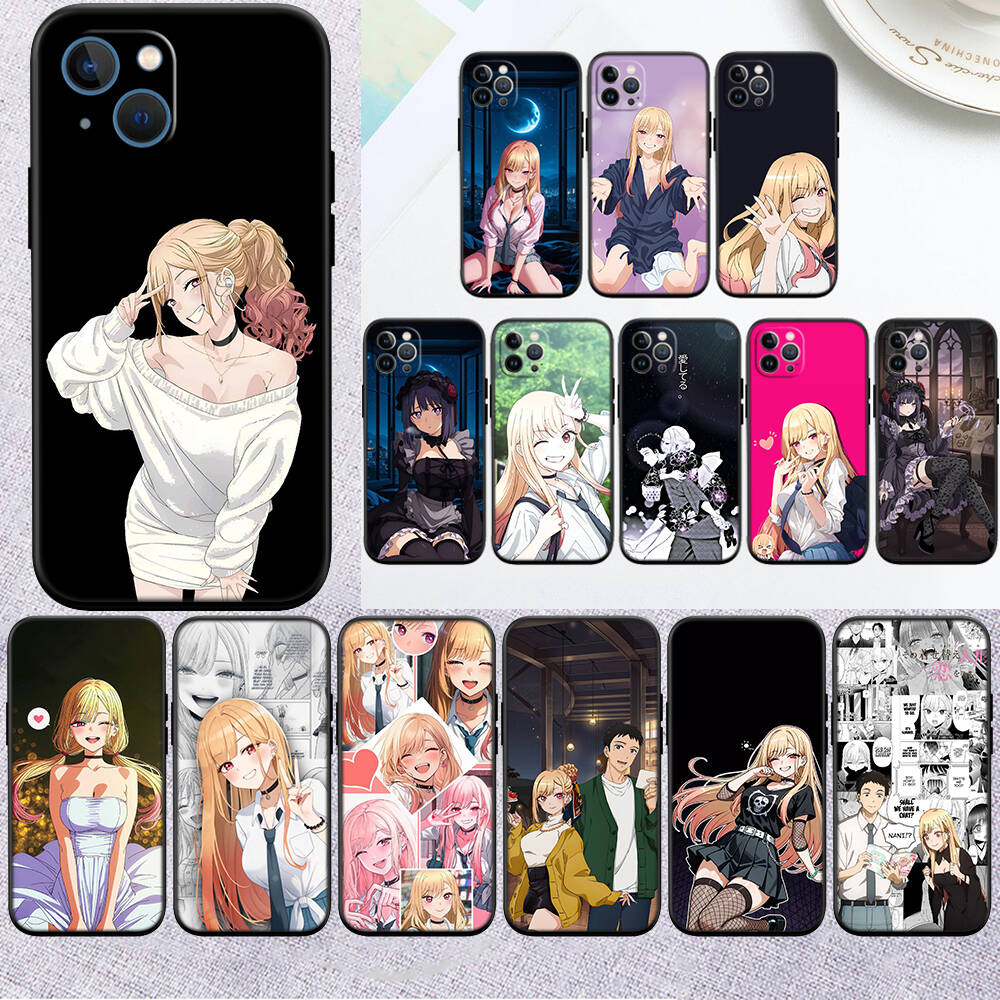 MH94 Чехол для телефона My Dress-Up Darling для iPhone 7 8 11 12 13 14 15 16 17 16E XS Pro Max XR X SE Air