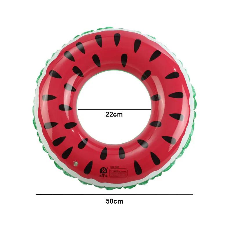 Inflatable Watermelon Swimming Ring Big Size Pool Float Circle for Adult Beach Sea Party Water Toy Swimming Accessory