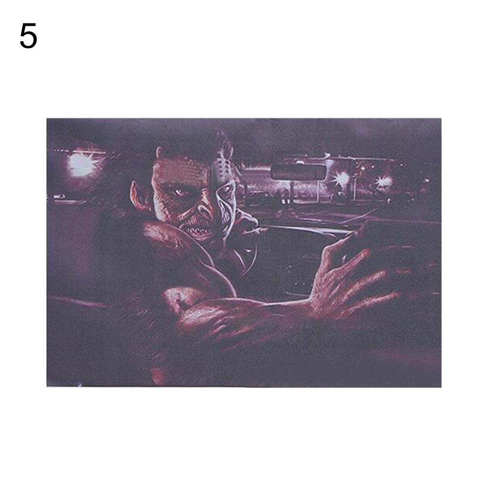 Автомобили автозапчасти водостойкая солнцезащитная наклейка наклейка заднее украшение лобовое стекло ужас автомобиль автомобиль