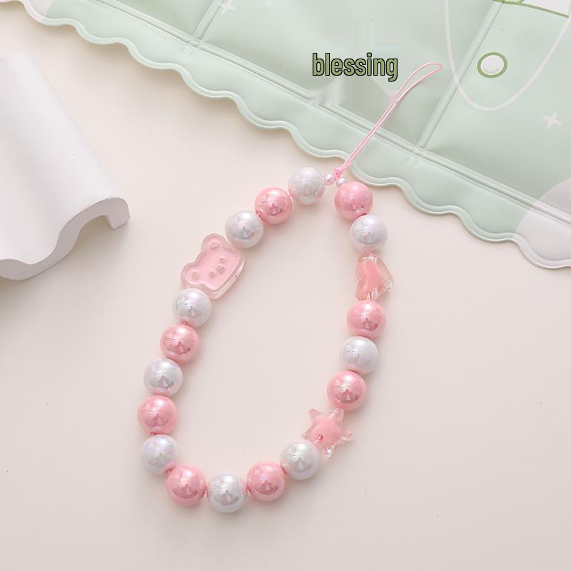 Красочный мультяшный чехол для телефона с ремешком и электропокрытием в квадратную клетку