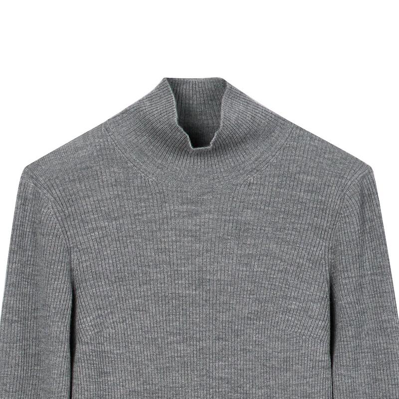 LESS Женский зимний облегающий свитер с высоким воротником 2024