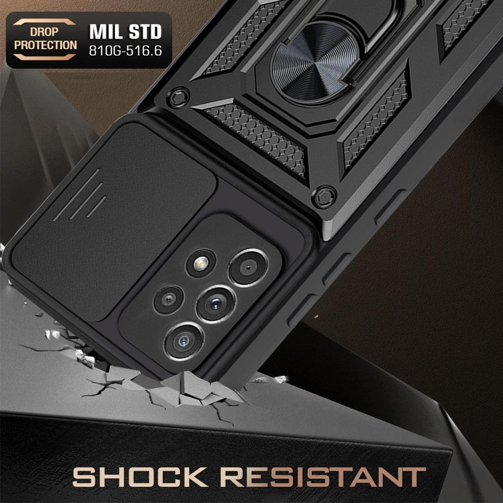 Slide Camera Lens Case For Samsung Galaxy S23 S22 Ultra S21 S20 A53 A13 A23 A33 A73 M13 M23 M33 M53 F23 F62 Bumpers Armor Cover