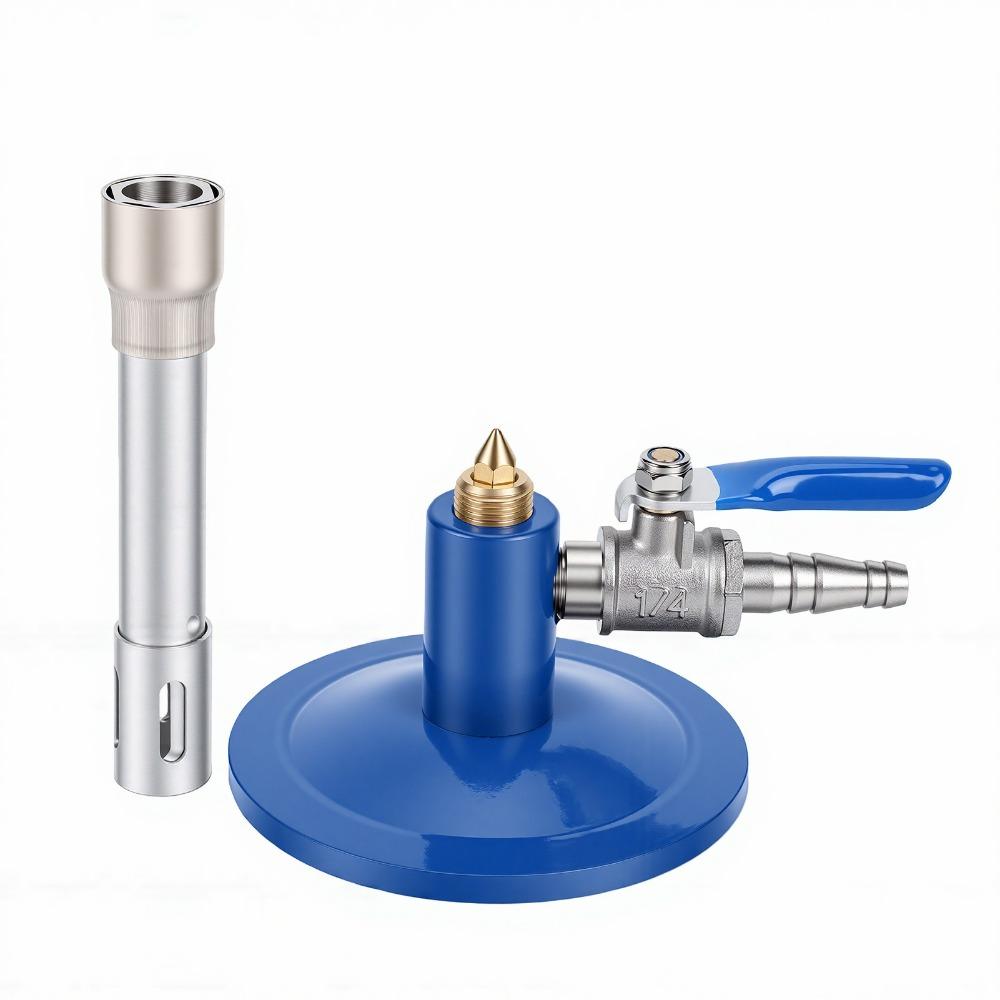 Air Vent Adjustment Gas Burner 1200 Threaded Needle Valve Laboratory Burner  For Laboratory