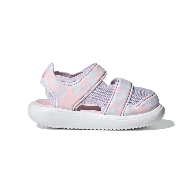 Adidas Водные сандалии Удобные Универсальные Дышащие Низкие Кроссовки Детская обувь Розовый GZ1312