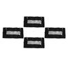 4 шт. Ящик для хранения под кроватью 90 л, Не тканый, Складной, Контейнеры для хранения под кроватью с прозрачным ПВХ-окном для одежды